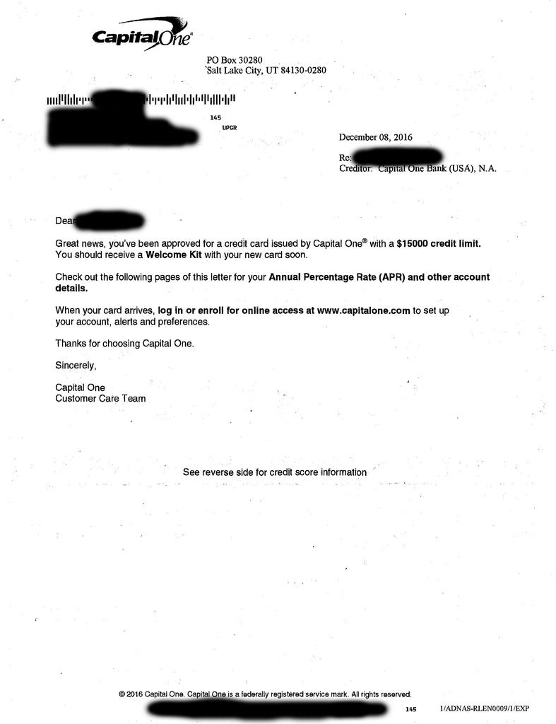 Capital One Unauthorized Account Opening myFICO® Forums 4813260